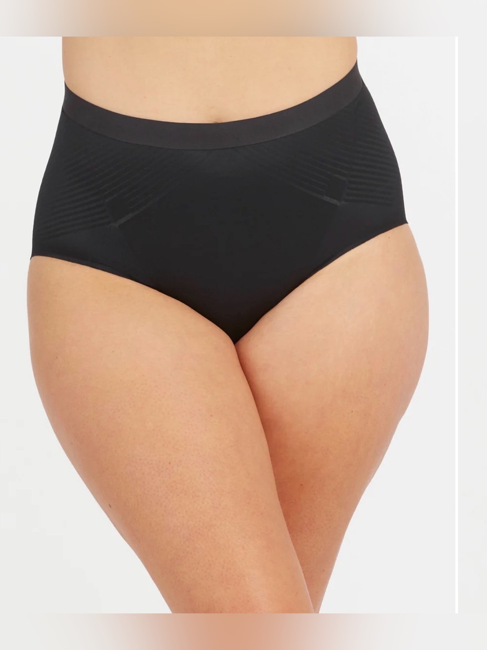 Spanx Invisible Shaping Briefs - Very Black Size Medium